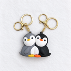 طقم ميداليات رابر Penguins من قطعتين من T33