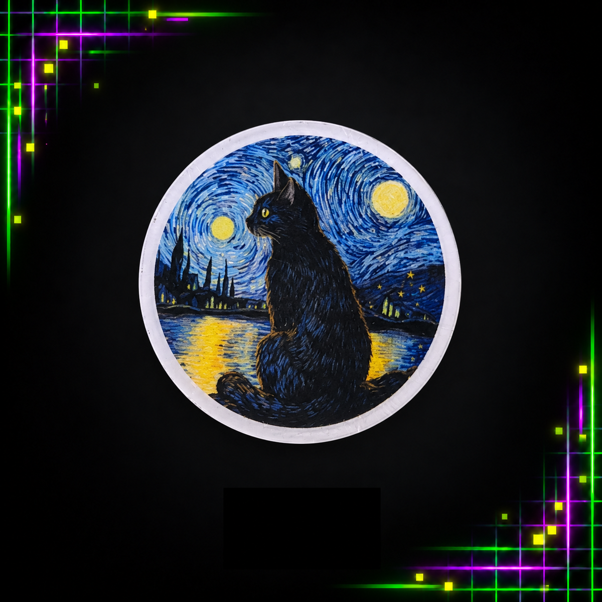 بِن أكريليك Van Gogh cat من T33