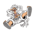 ستيكر فينيل Luffy 5th gear من T33