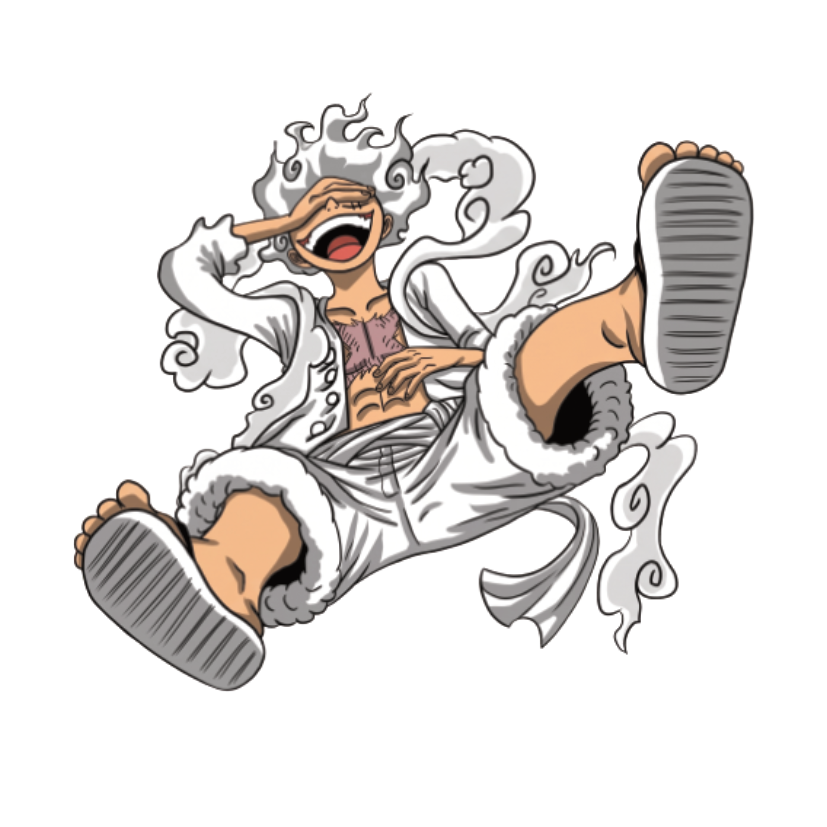 ستيكر فينيل Luffy 5th gear من T33