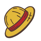 ستيكر فينيل Straw hat من T33