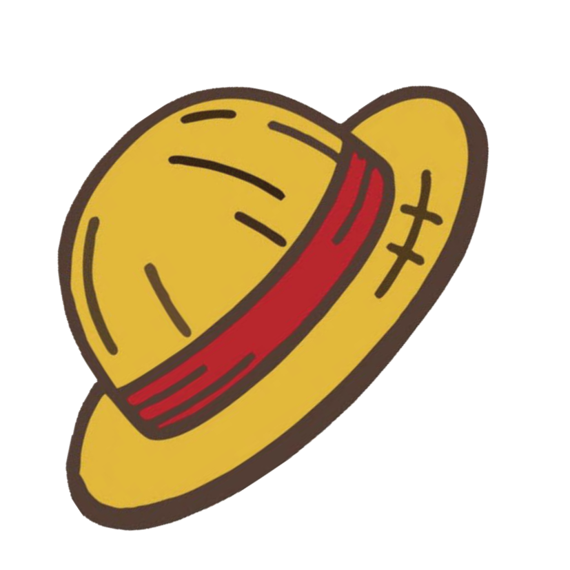 ستيكر فينيل Straw hat من T33