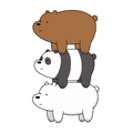 ستيكر فينيل We bare bears 1 من T33
