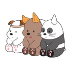 ستيكر فينيل We bare bears 2 من T33