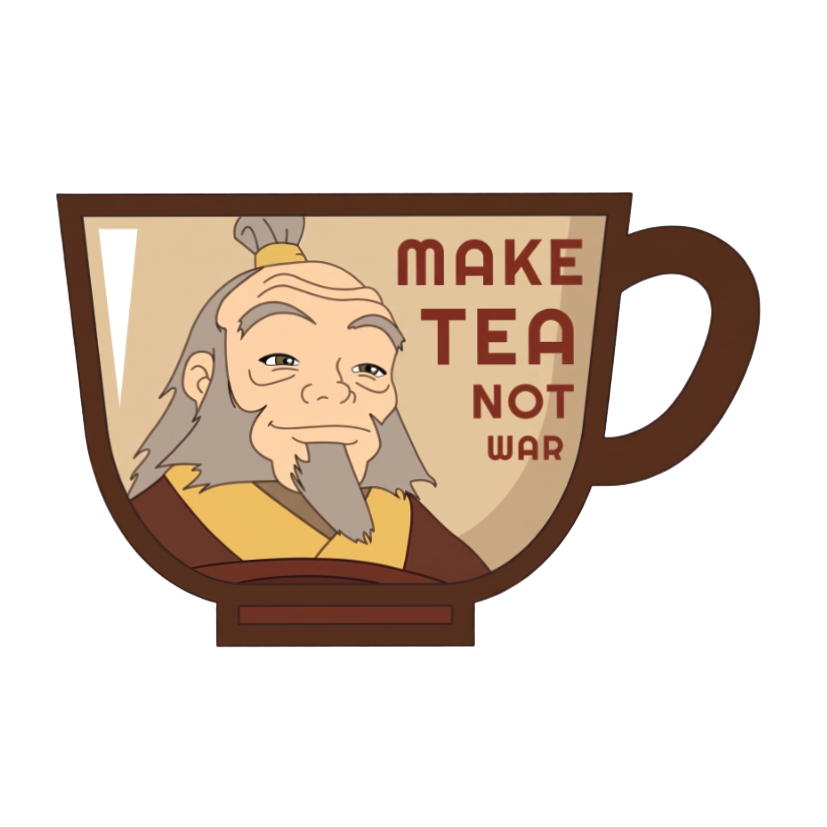 ستيكر فينيل Uncle Iroh 1 من T33