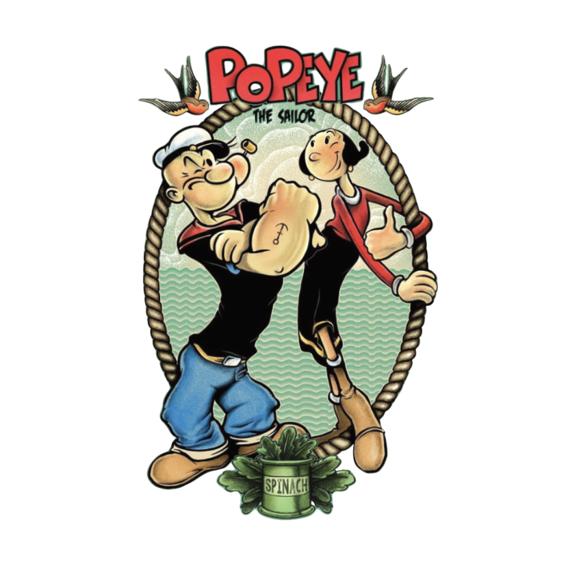 ستيكر فينيل Popeye من T33