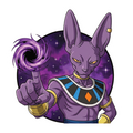 ستيكر فينيل Lord Beerus من T33