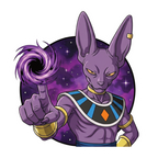 ستيكر فينيل Lord Beerus من T33
