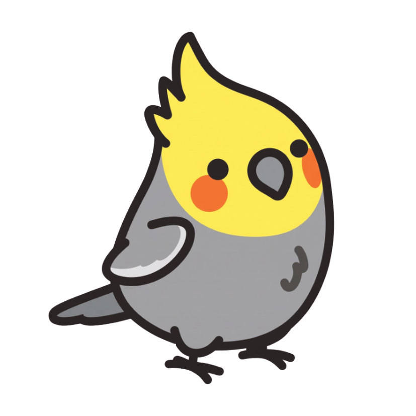 ستيكر فينيل Cockatiel bird من T33