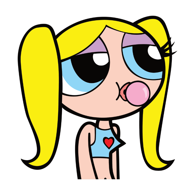 ستيكر فينيل Powerpuff girls 3 من T33