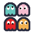 ستيكر فينيل Pac man ghosts من T33
