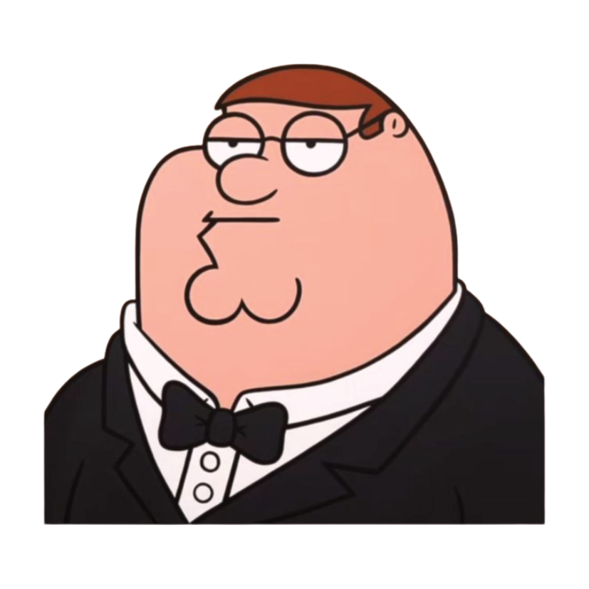 ستيكر فينيل Peter Griffin من T33