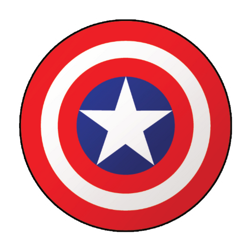 ستيكر فينيل America Shield من T33