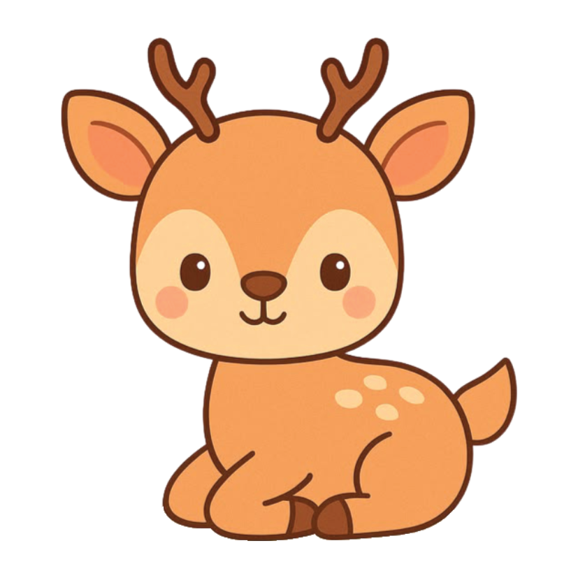 ستيكر فينيل Cute gazelle من T33