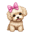 ستيكر فينيل Cute Dog من T33