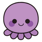 ستيكر فينيل Cute octopus من T33