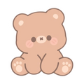 ستيكر فينيل Cute teddy bear من T33