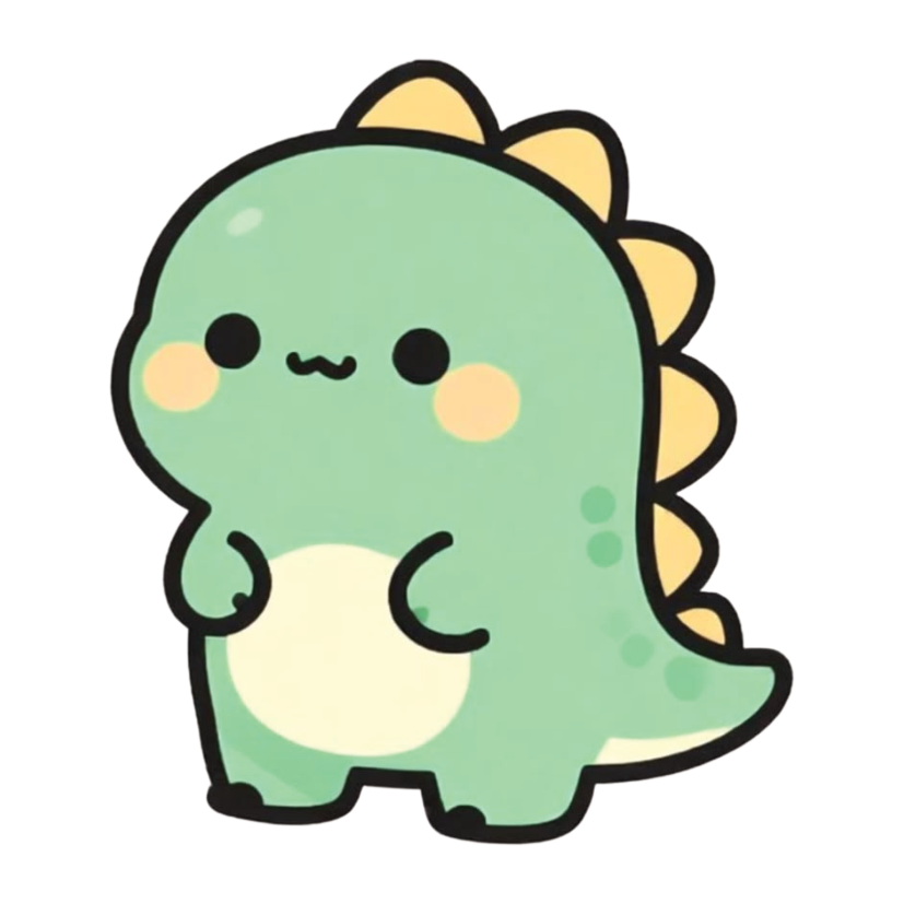 ستيكر فينيل Cute dinosaur من T33