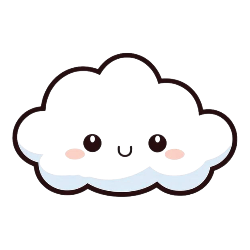 ستيكر فينيل Cute cloud من T33