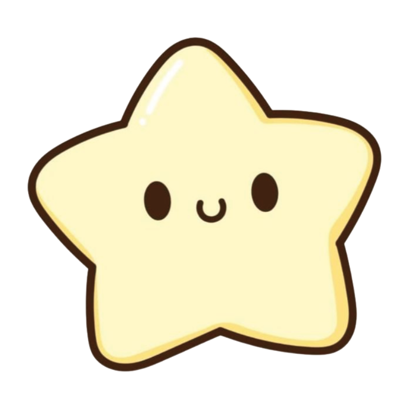 ستيكر فينيل Cute star من T33