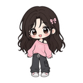 ستيكر فينيل Cute idol من T33