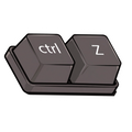 ستيكر فينيل Ctrl Z من T33