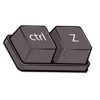ستيكر فينيل Ctrl Z من T33