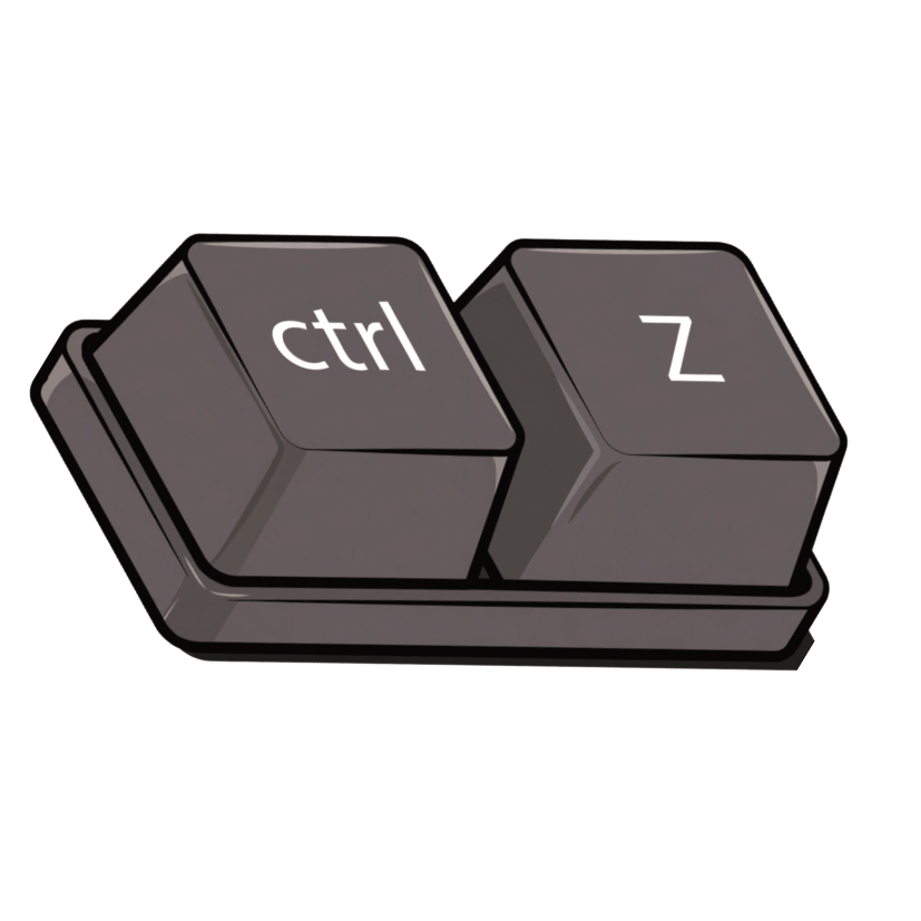 ستيكر فينيل Ctrl Z من T33
