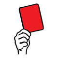 ستيكر فينيل Red card من T33
