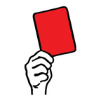 ستيكر فينيل Red card من T33