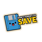 ستيكر فينيل Do not forget to save من T33