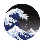 ستيكر فينيل Waves of Japan 2 من T33