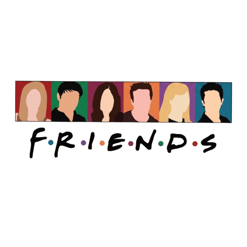 ستيكر فينيل Friends (2 pieces) من T33