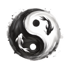 ستيكر فينيل Yin Yang من T33
