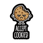 ستيكر فينيل Accept cookies من T33