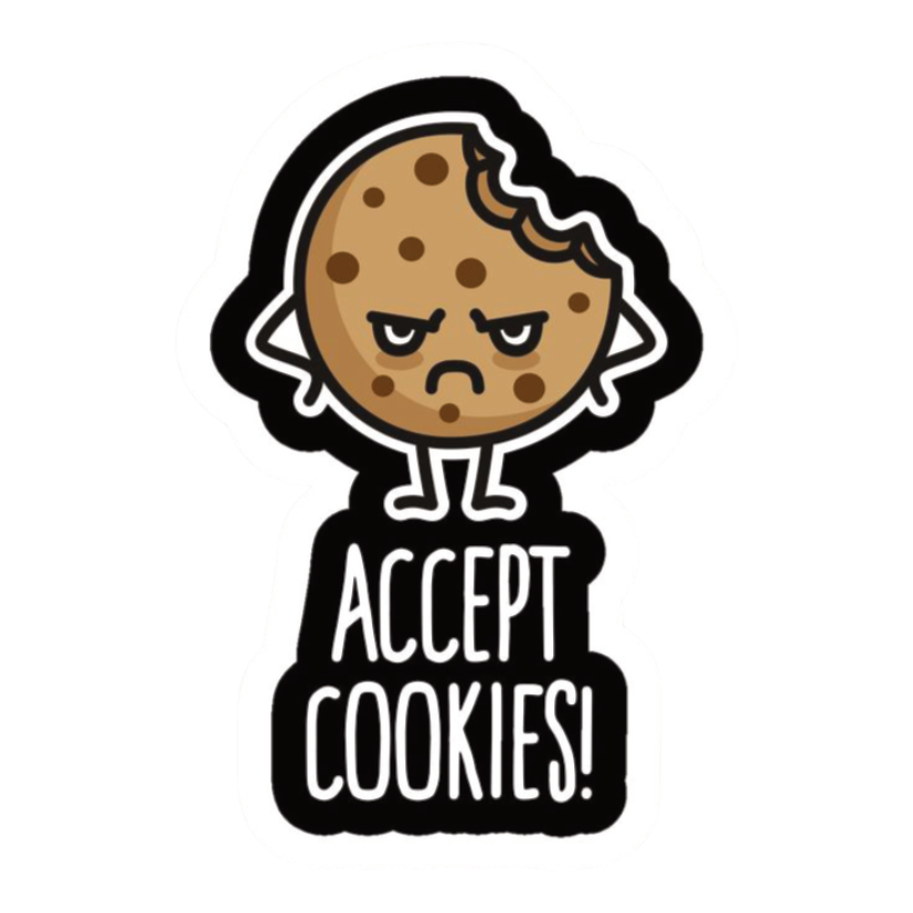 ستيكر فينيل Accept cookies من T33