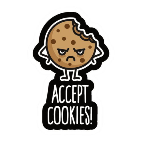 ستيكر فينيل Accept cookies من T33