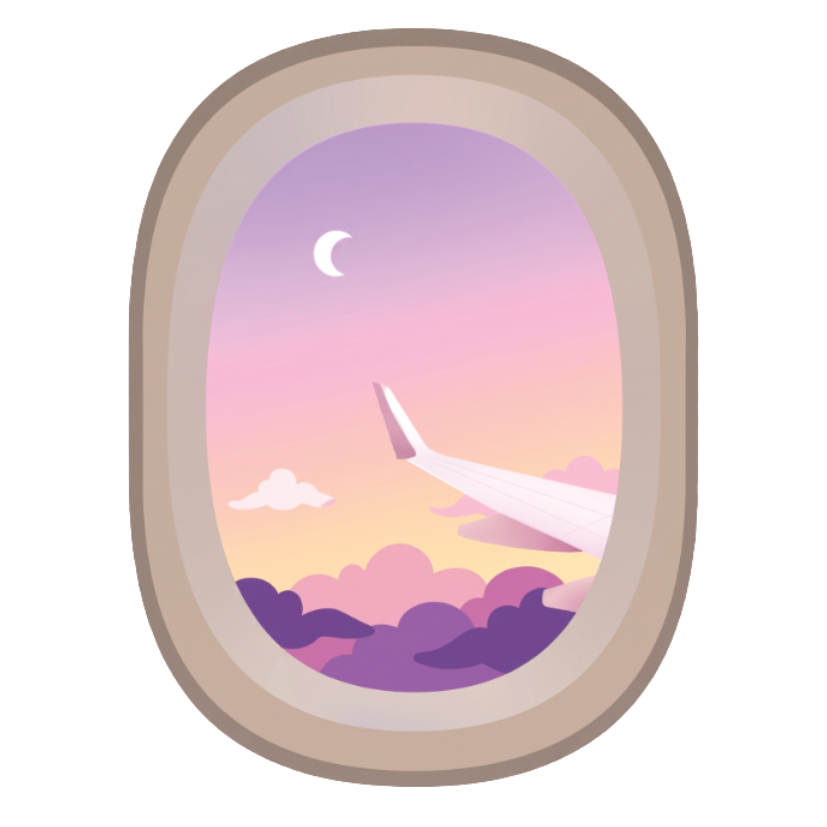 ستيكر فينيل Aircraft window من T33