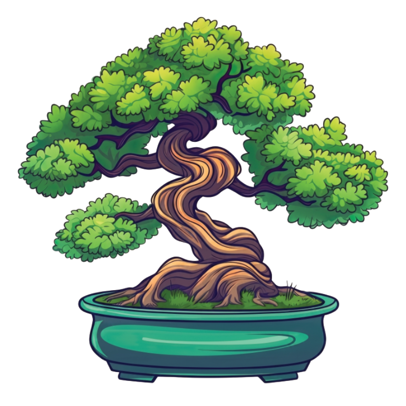 ستيكر فينيل Bonsai tree من T33