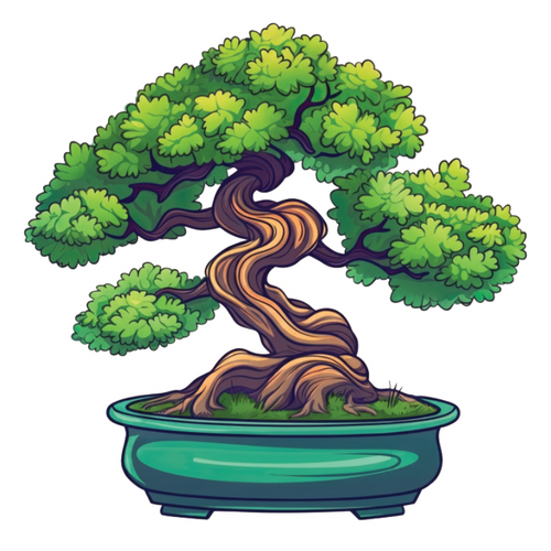 ستيكر فينيل Bonsai tree من T33