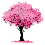 ستيكر فينيل Sakura tree من T33