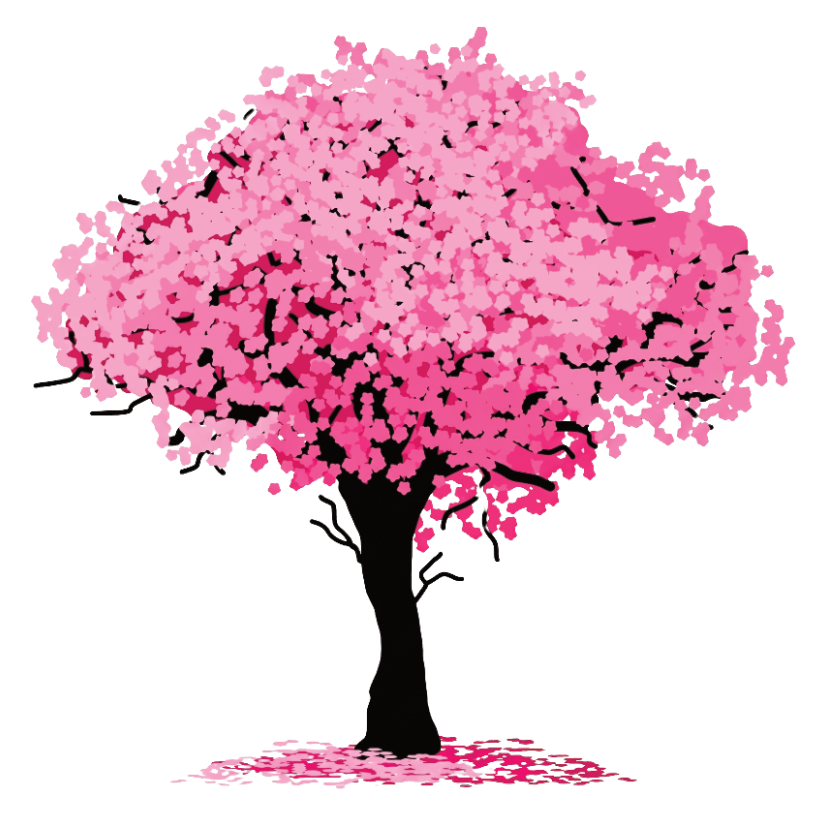 ستيكر فينيل Sakura tree من T33