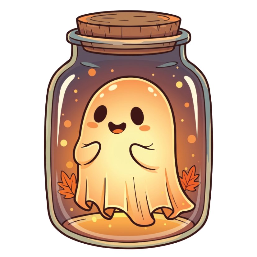 ستيكر فينيل Ghost in a jar من T33