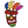 ستيكر فينيل Aku Aku crash bandicoot من T33