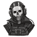 ستيكر فينيل Call of Duty Ghost من T33