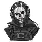 ستيكر فينيل Call of Duty Ghost من T33