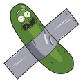 ستيكر فينيل Pickle Rick من T33