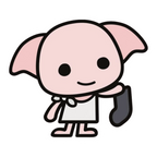 ستيكر فينيل Dobby the free elf من T33