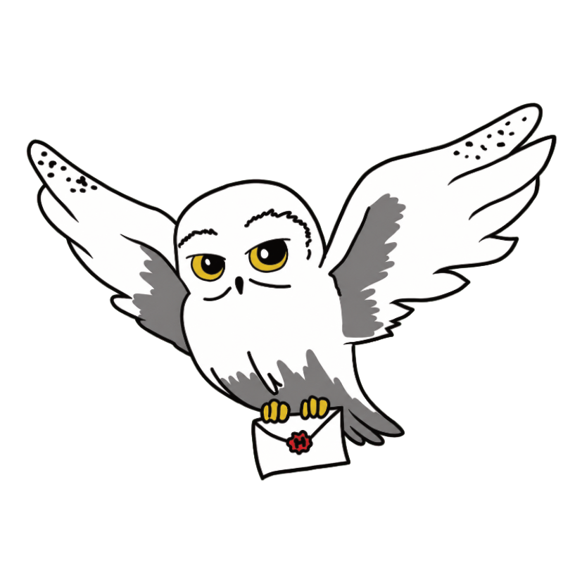 ستيكر فينيل Hedwig من T33