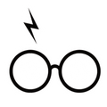 ستيكر فينيل Harry Potter glasses من T33